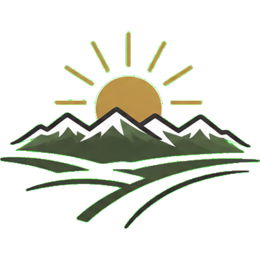 Icon: Bergpanorama und Sonne